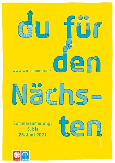 'Du für den Nächsten' Sommersammlung der Diakonie ab 5. Juni
