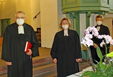 Verabschiedung von Pfarrerin und Schulreferentin Silke van Doorn