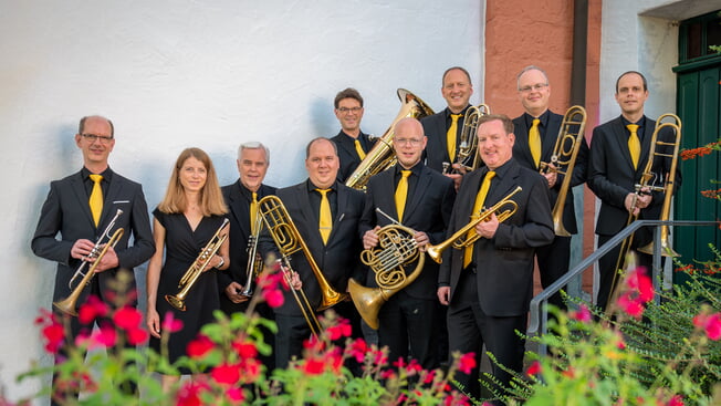 Musikanten sind in der Stadt