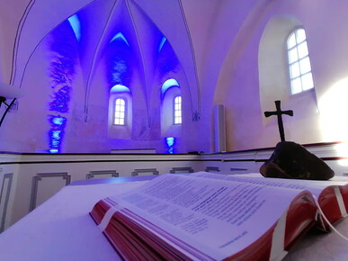 Mediale Wehrkirche Würgendorf lädt zur Einkehr ein