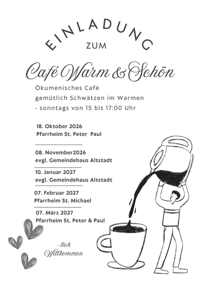 Caf&eacute; warm und sch&ouml;n