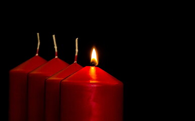 Lichtpost zum 1. Advent