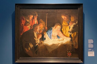 Sich Weihnachten ins Gesicht schreiben lassen