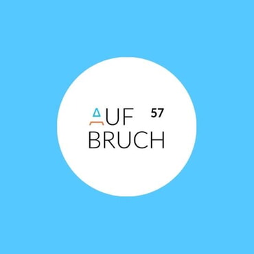 Aufbruch 57 - Logo blau