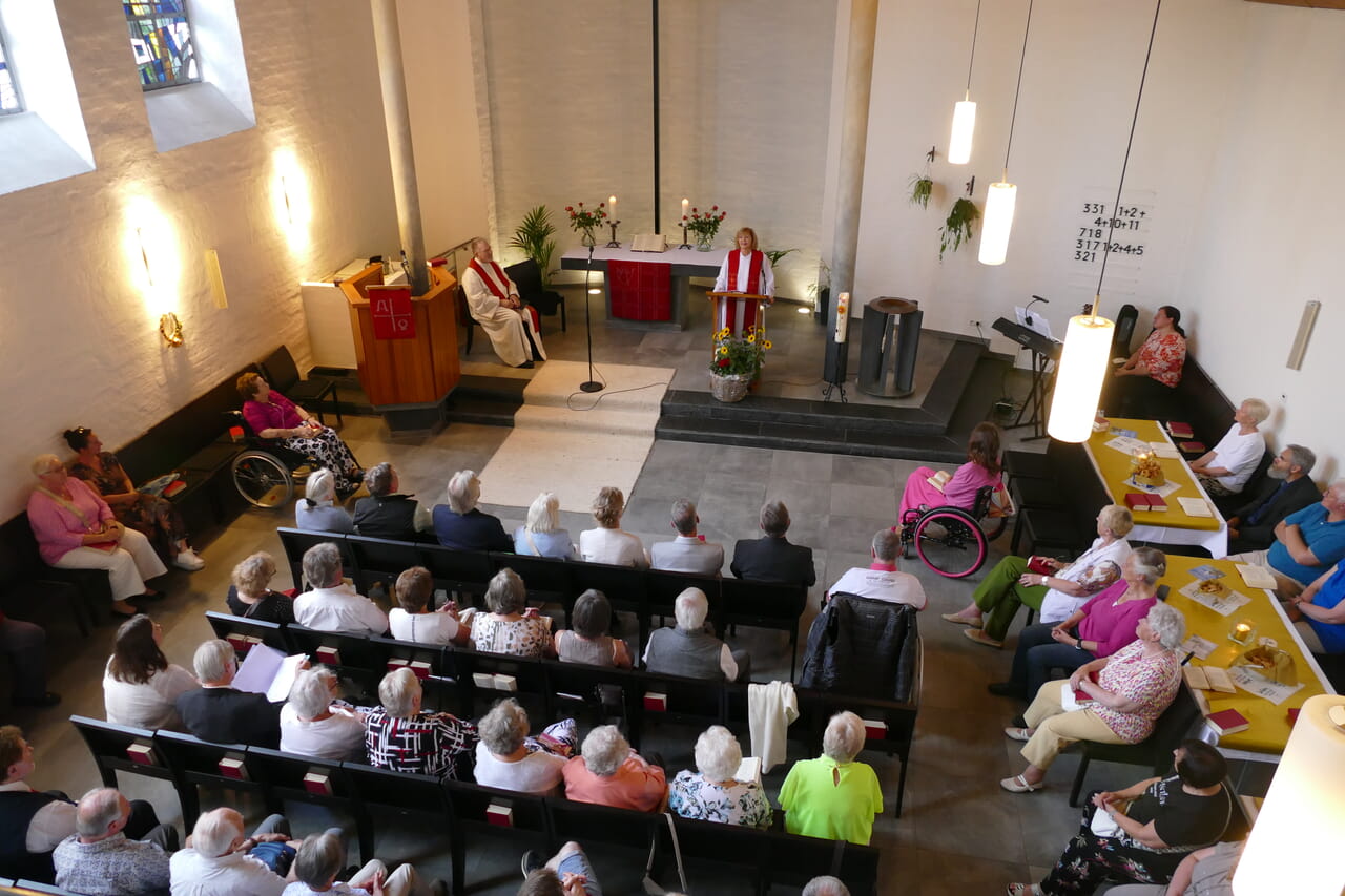 In der Evangelischen Kirche in Winterberg feierte die Festgemeinde das Gründungsjubiläum.