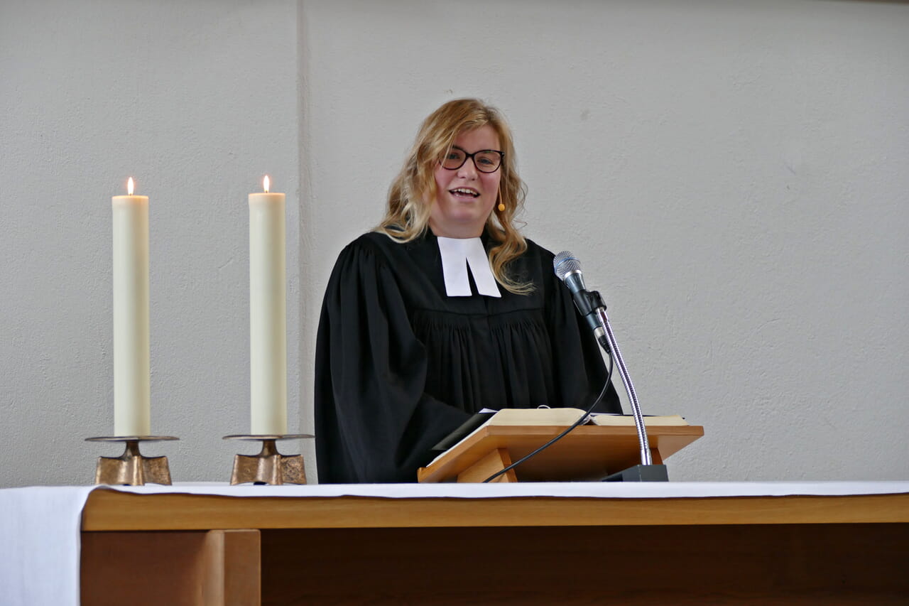 Einführungsgottesdienst von Pfarrerin Lea Klaas.