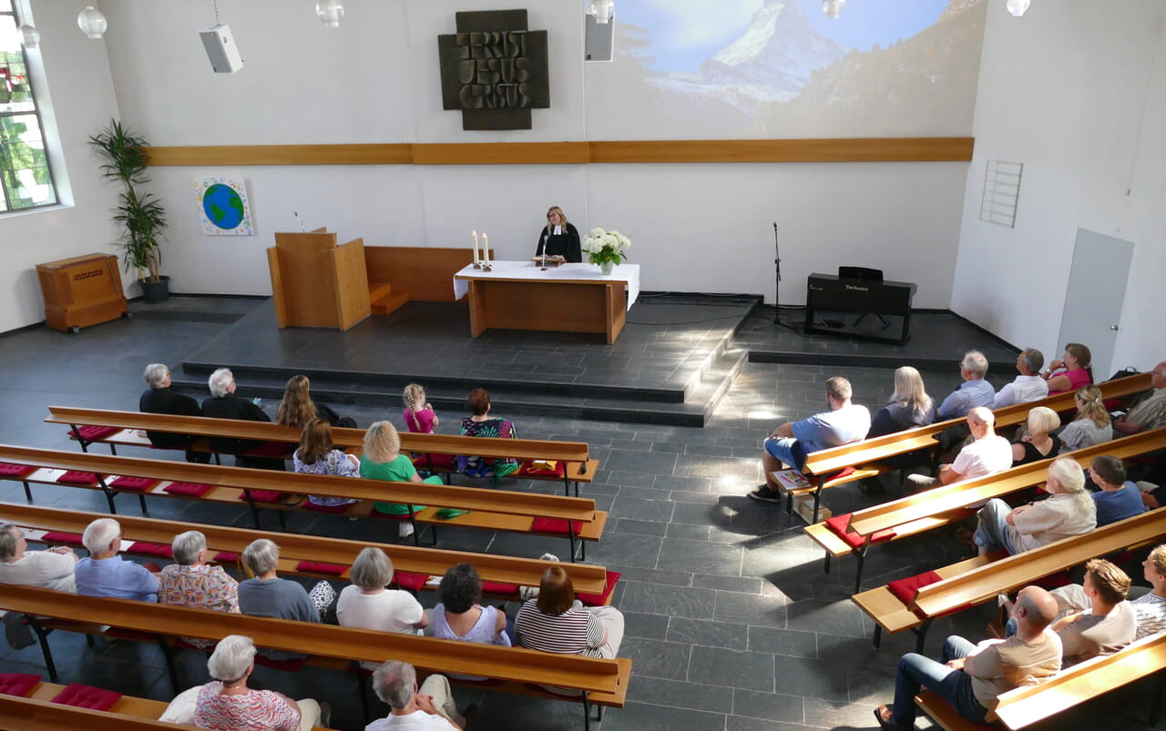 Einführungsgottesdienst von Pfarrerin Lea Klaas.