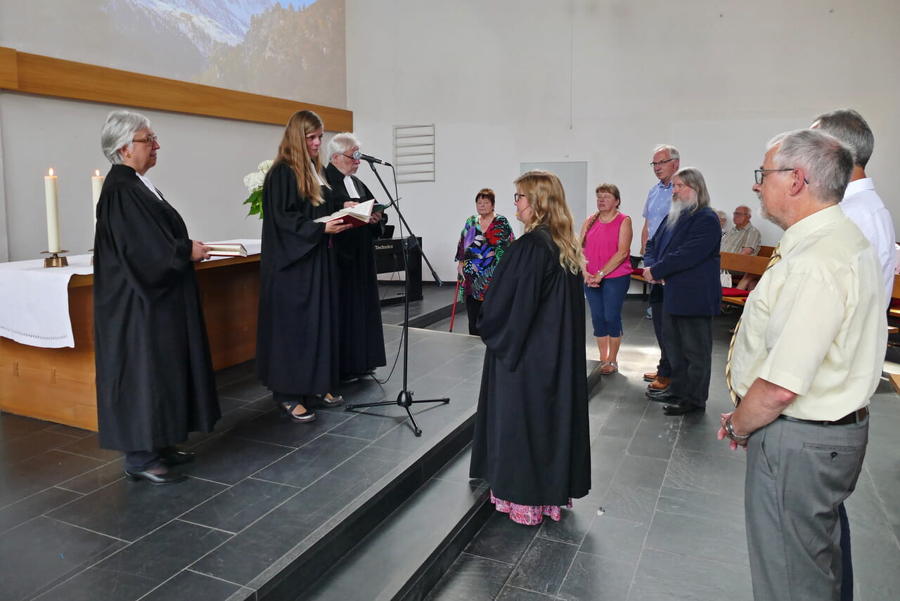 Einführungsgottesdienst von Pfarrerin Lea Klaas.