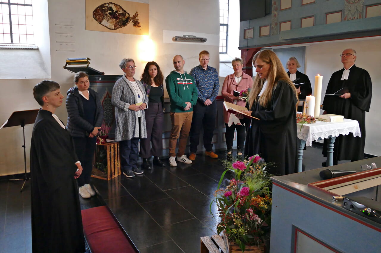 Feierliche Ordination von Pfarrerin Carmen Jäger.