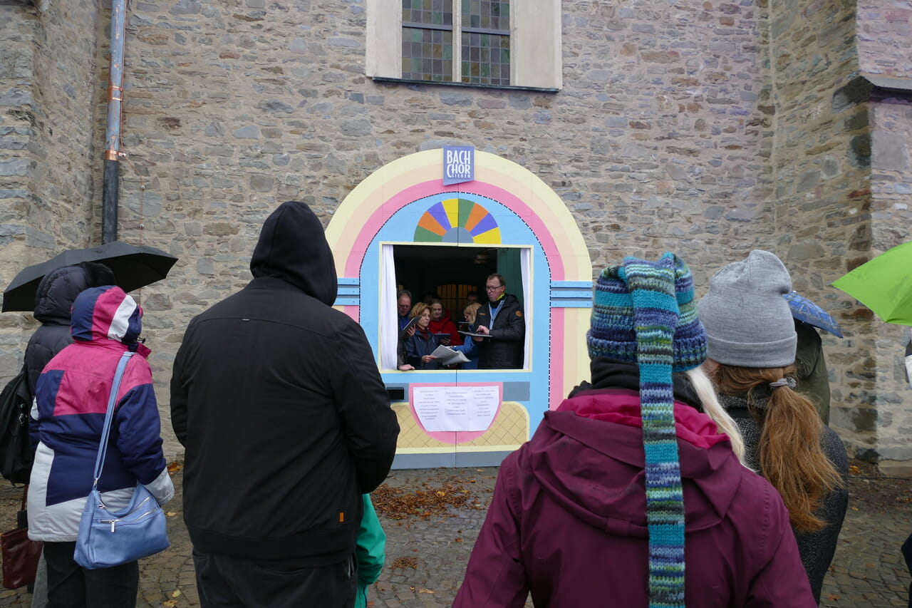 Auf dem 19. Martinimarkt an der Martinikirche in Siegen gab es viel Schönes zu entdecken und sehen. Der Sonntag startete mit einem Kantatengottesdienst.