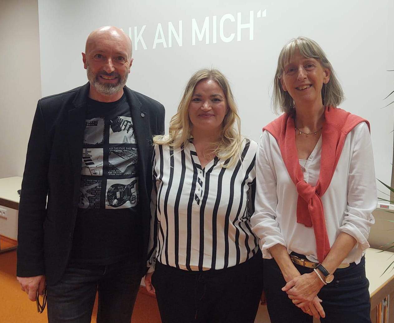 Referentin und Veranstalter v.l.n.r. Andreas Richter, Maria Brandt, Heike Tönnes