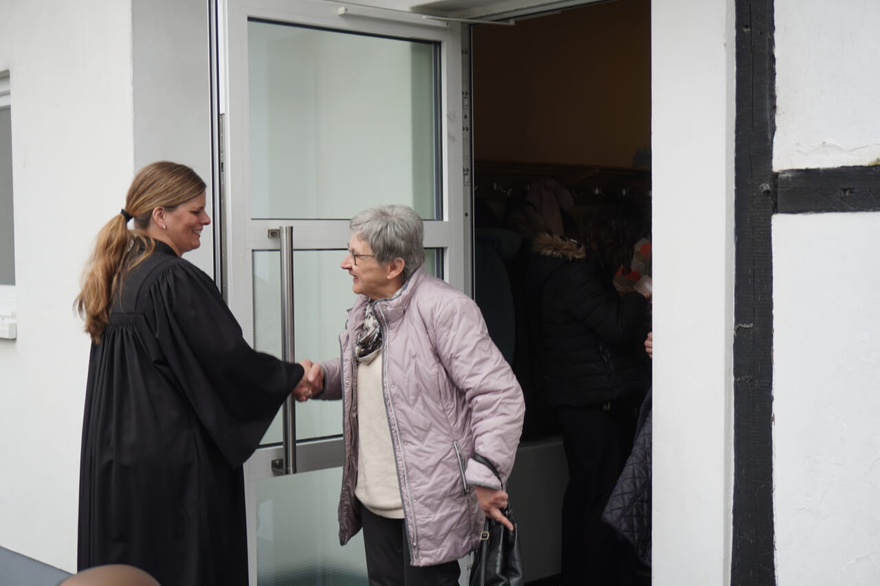 Freude über den Besuch in Plittershagen