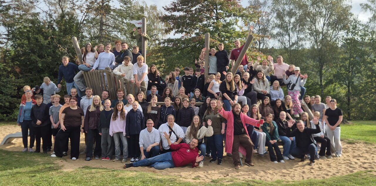 Das war die Crew des Konficamp 2026 des Solidarraum 8 am Biggesee.