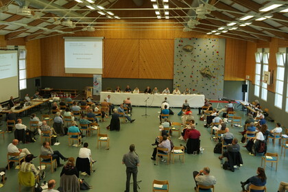 Tagung der damaligen Siegener Kreissynode am 18. Juni 2022 in der CVJM-Jugendbildungsstätte Wilgersdorf.
