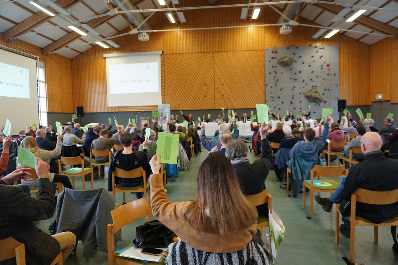 Abstimmung auf der Kreissynode am 23. November 2022 in Wilgersdorf
