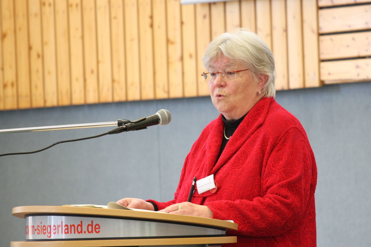 Die Vorsitzende des Siegener Finanzausschusses, Hannelene Reuter-Becker.