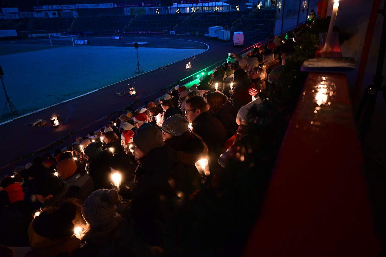 Weihnachtssingen im Leimbachstadion