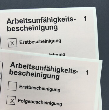 Arbeitsunfähigkeitsbescheinigungen