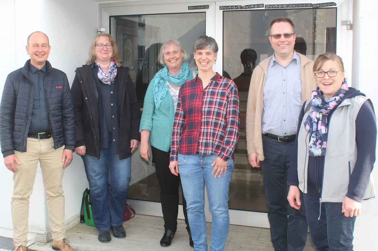 Vorbereitet wurde die Ökumenische Veranstaltung am 27. August von Thomas Willingshofer, Marion Scholtyssik, Berit Nolting, Carmen Jäger, Stephan Berkenkopf und Petra Müsse (von links).